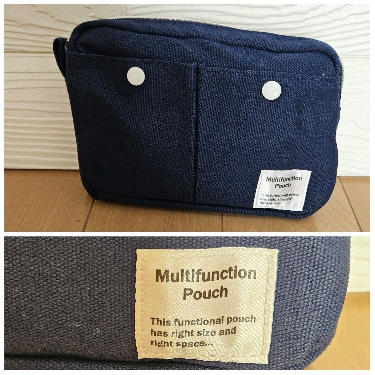 未使用品☆Multifunction Pouch☆マルチファンクションポーチ☆マルチポーチ☆ポーチ☆ブルー拍卖