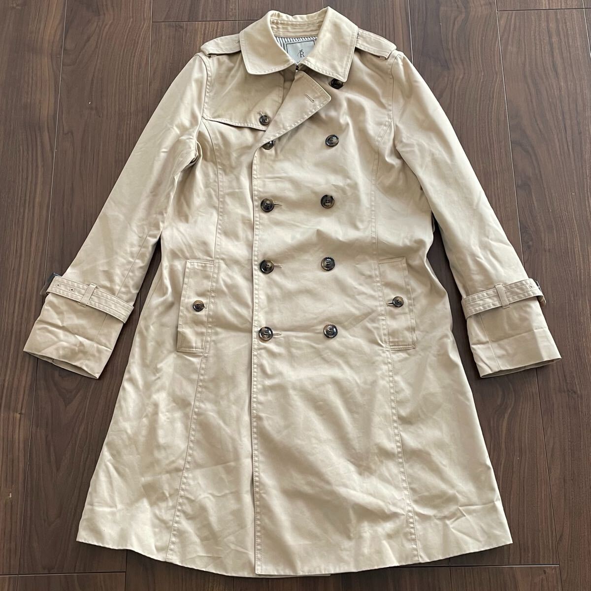 ☆ROPE PICNIC ロペピクニック☆トレンチコート☆スプリングコート☆アウター☆サイズ38☆ベージュ系☆レディース拍卖