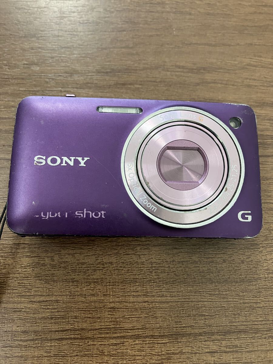 ソニー SONY Cyber-shot DSC-WX5 バイオレット コンパクトデジタルカメラ デジカメ パープル 動作未確認拍卖