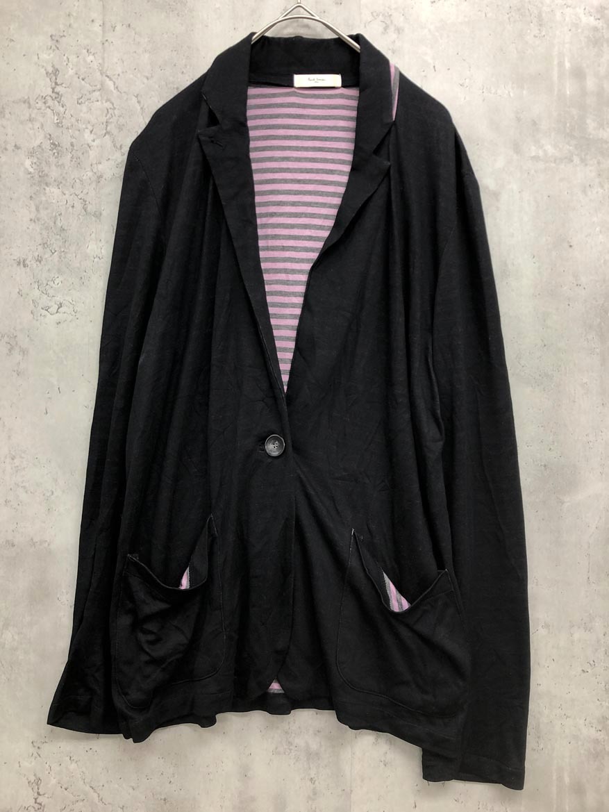 Paul Smith ポールスミス オンワード樫山 ジャケット sizeM/黒 ■■ ☆ fkb4 レディース拍卖