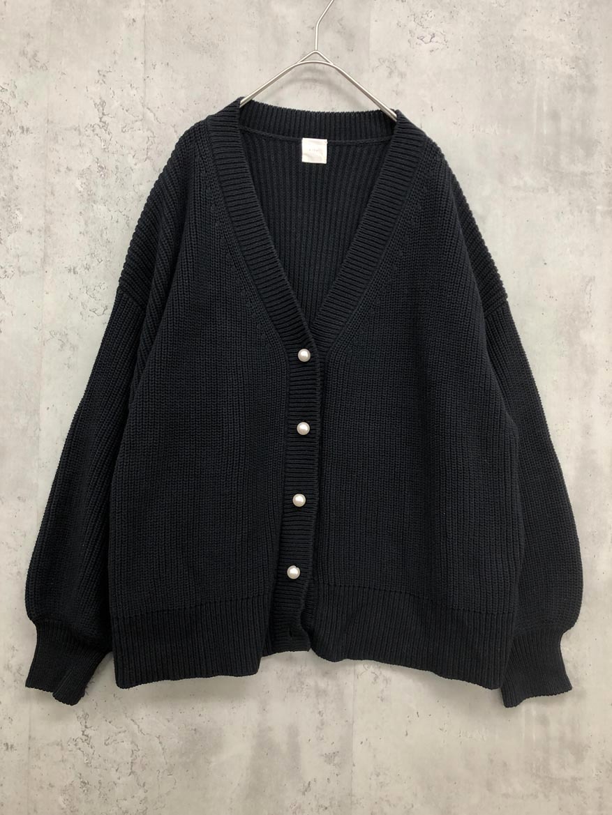 apart by lowrys アパートバイローリーズ ERM66013AD e/rm アソートボタン カーディガン sizeF/黒 ◆■ ☆ fkc1 レディース拍卖