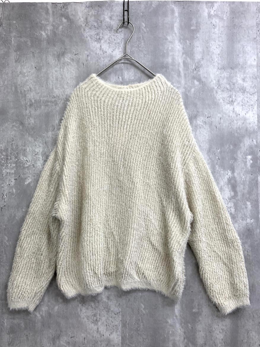 新品 Tomber du ciel トンベ デュシエル 523647 FAVORI フェザーアビガイルボトルネック ニット セーター ライトベージュ ◆■拍卖