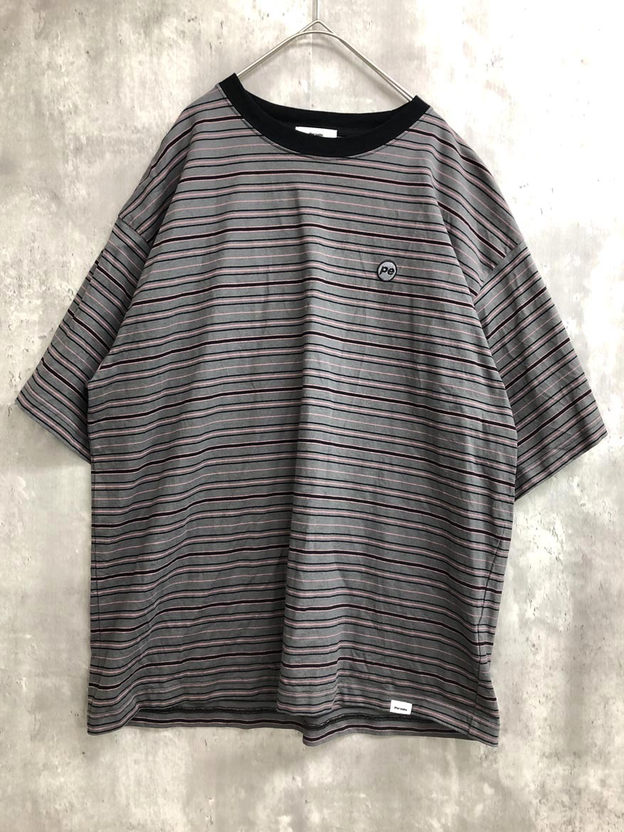 ゆうパケットOK Perushu ペルーシュ PE332080W ロゴ刺繍 カットソー sizeL/マルチカラー ■◆ ☆ fkc1 レディース拍卖