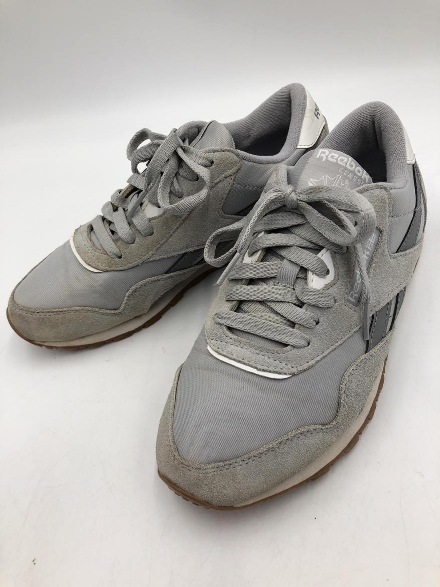 Reebok リーボック クラシックナイロン 100074325 ローカット スニーカー size24cm/グレー ■■ ☆ fkc1 レディース拍卖