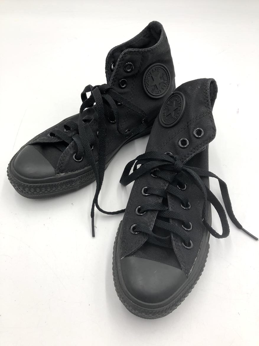 CONVERSE コンバース オールスター キャンバス ハイカット スニーカー size22.5/黒 ■■ ☆ fjd1 レディース拍卖