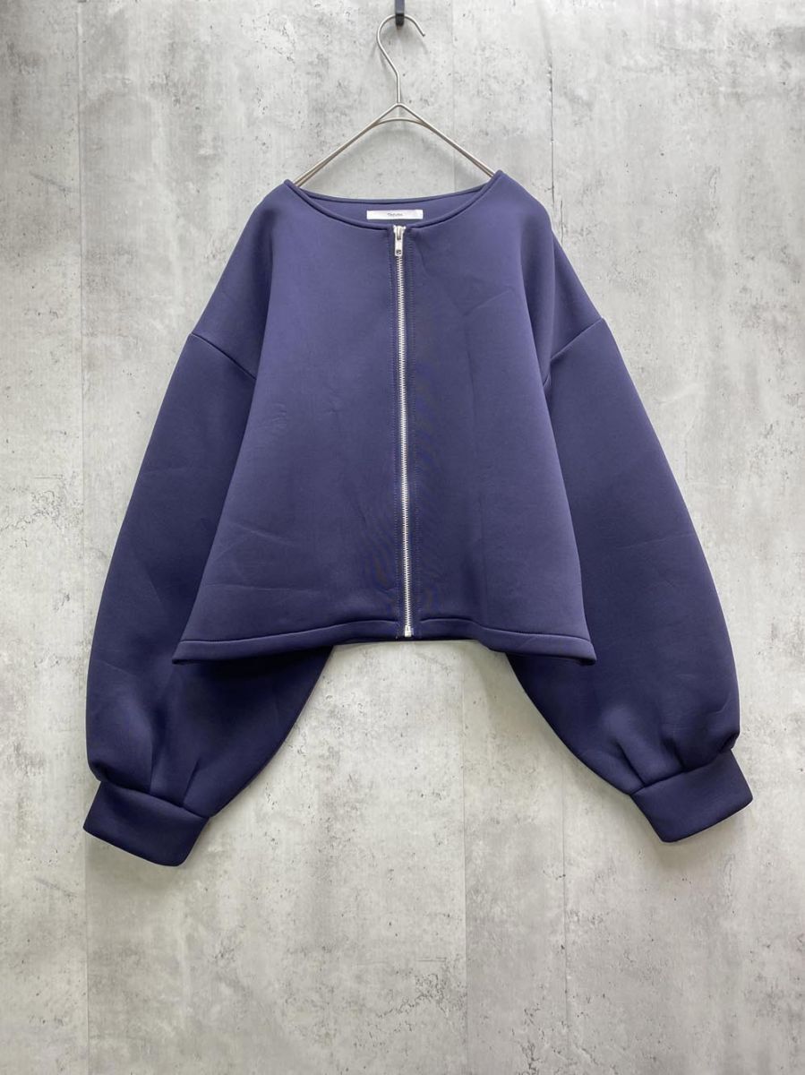 Thevon ゼヴォン ジップアップ カーディガン sizeF/ネイビー ◇■拍卖