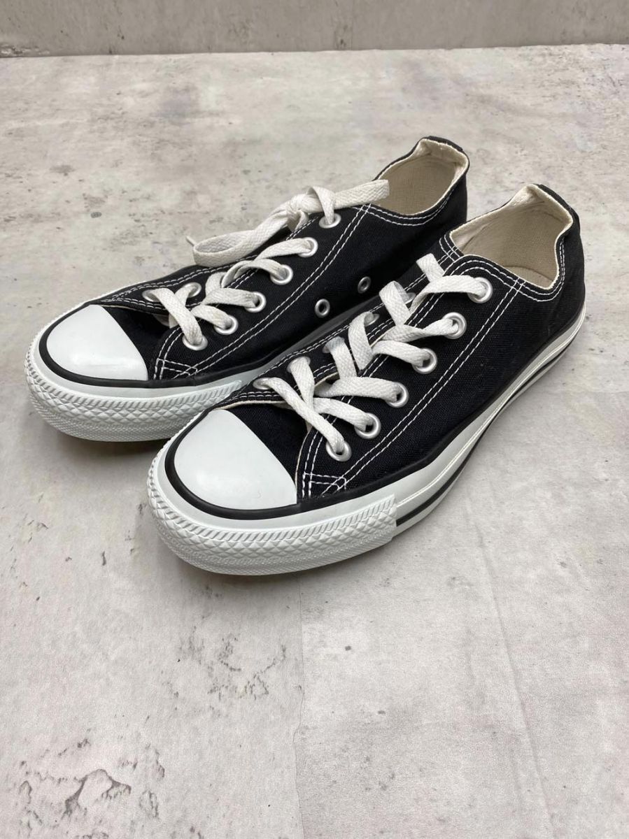 CONVERSE コンバース M9166 ALL STAR OX スニーカー size23.5/黒 ■■拍卖
