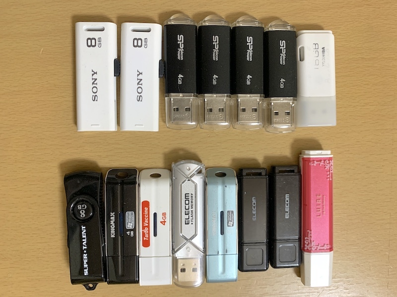 USBメモリ 15個セット 16GB 8GB 4GB TOSHIBA SONY ELECOM Silicon Power KINGMAX拍卖