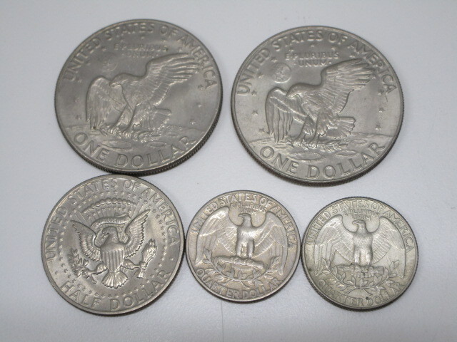 古銭祭 アメリカ リバティコイン おまとめ 銀貨 硬貨1987年 1965年 1971年 1974年 自宅保管品拍卖