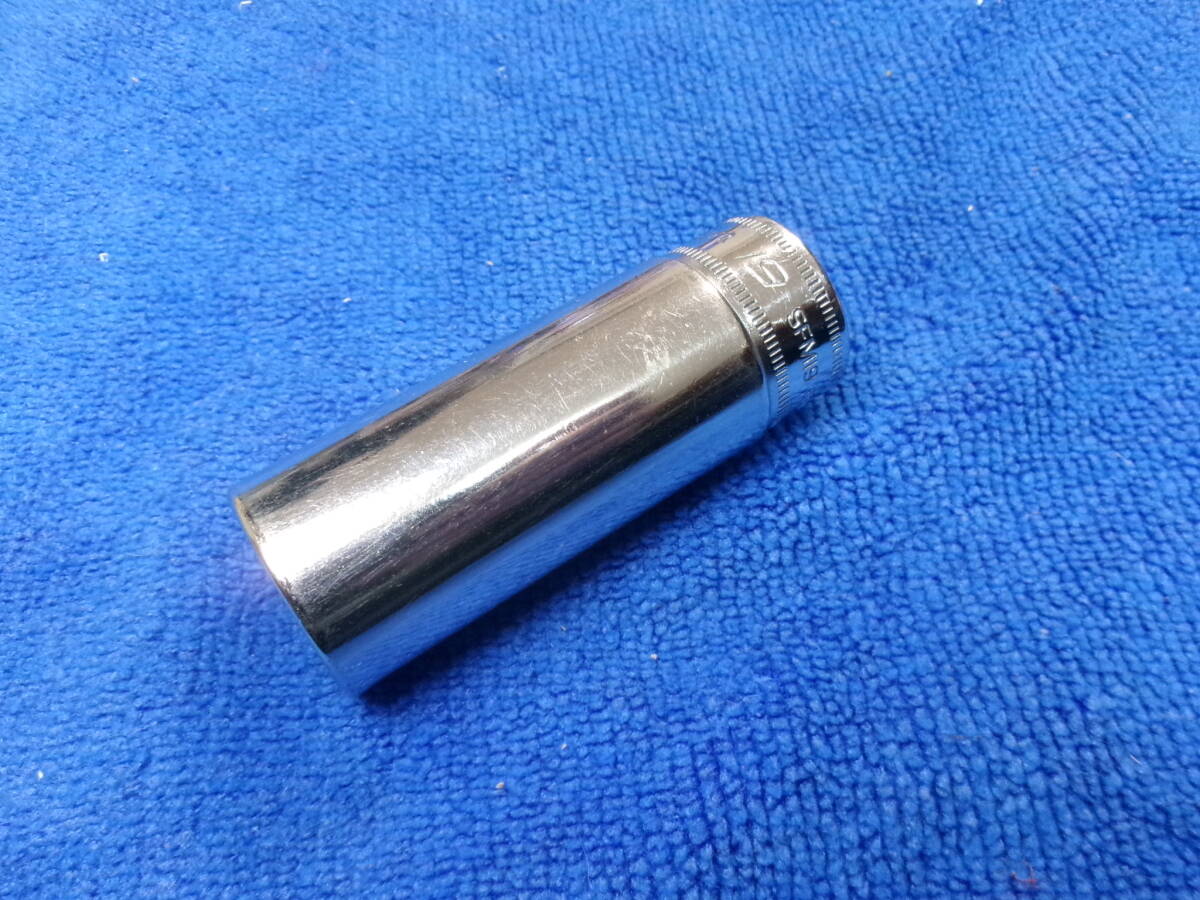 スナップオン Snap-on ディープ ソケット 19㎜ SFM19 12角 差込3/8sq (9.5mm) ディープ 12ポイント拍卖