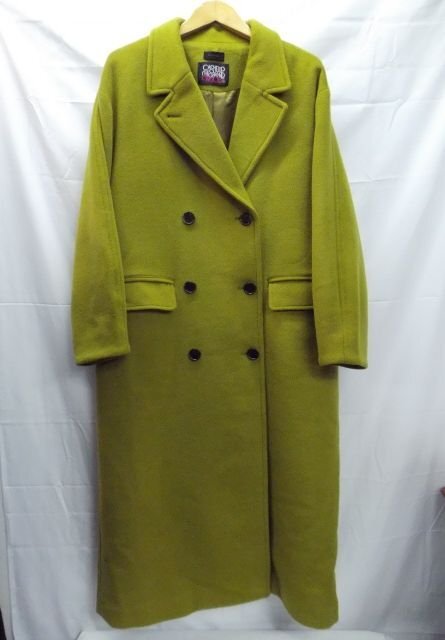 美品★apart by lowrys◎アパートバイローリーズ ローリーズファーム/チェスターコート/ロングコート/グリーン/Fサイズ拍卖