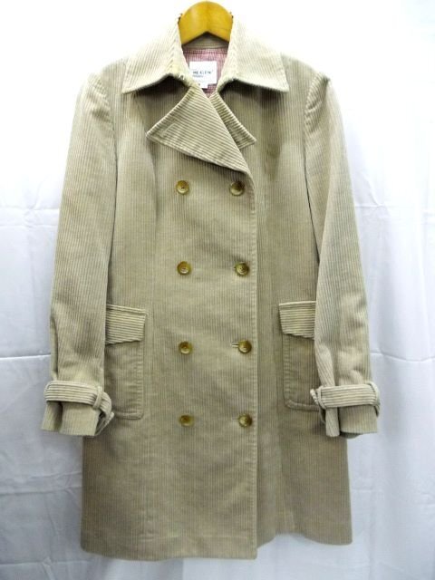 美品★MK KLEIN◎エムケー ミッシェルクラン/コーデュロイコート/トレンチコート/38サイズ拍卖