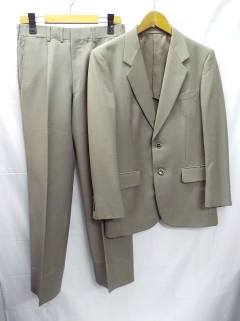 美品★LOARD MAYOR MODESTO BERTOTTO◎ロードメイヤー/春夏 スーツ/ジャケット&スラックス/セットアップ/メンズ/紳士/グレー/W74cm A6拍卖