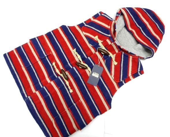 新品 ★b-ROOM / ビールーム◎フード付きベスト 120(7)サイズ キッズ/子供/男の子 タグ付き拍卖