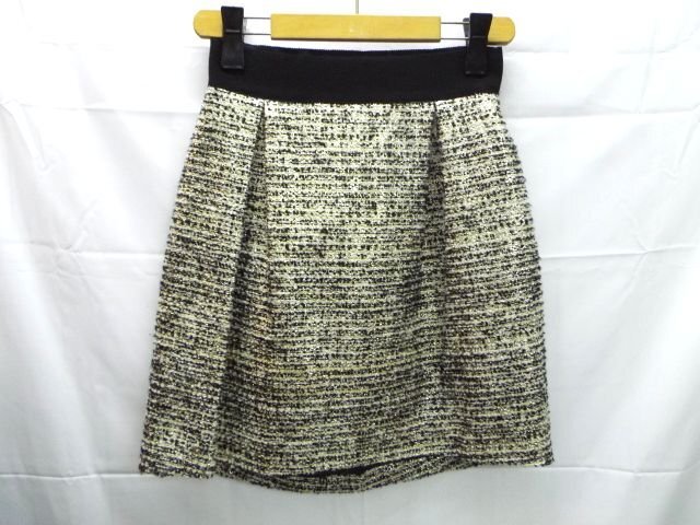 美品★Giambattista Valli◎ジャンバティスタ・ヴァリ/ミニスカート/ラメ/イタリア製/W61cm/38/XXSサイズ拍卖