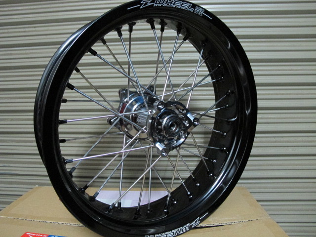 YAMAHA ヤマハ SEROW250 セロー250 セロー225 W/WE 用 モタードホイール 前後セット 完成品拍卖