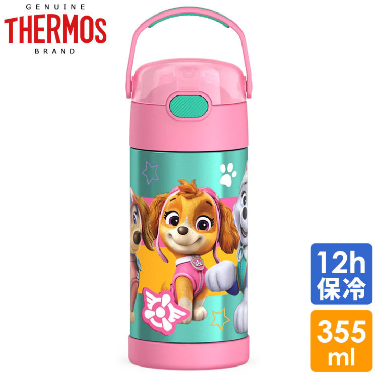 サーモス ステンレス ストロー 水筒 ステンレス水筒 パウパトロール ガール ストロー 350ml THERMOS キャラクター パウパト 子供拍卖