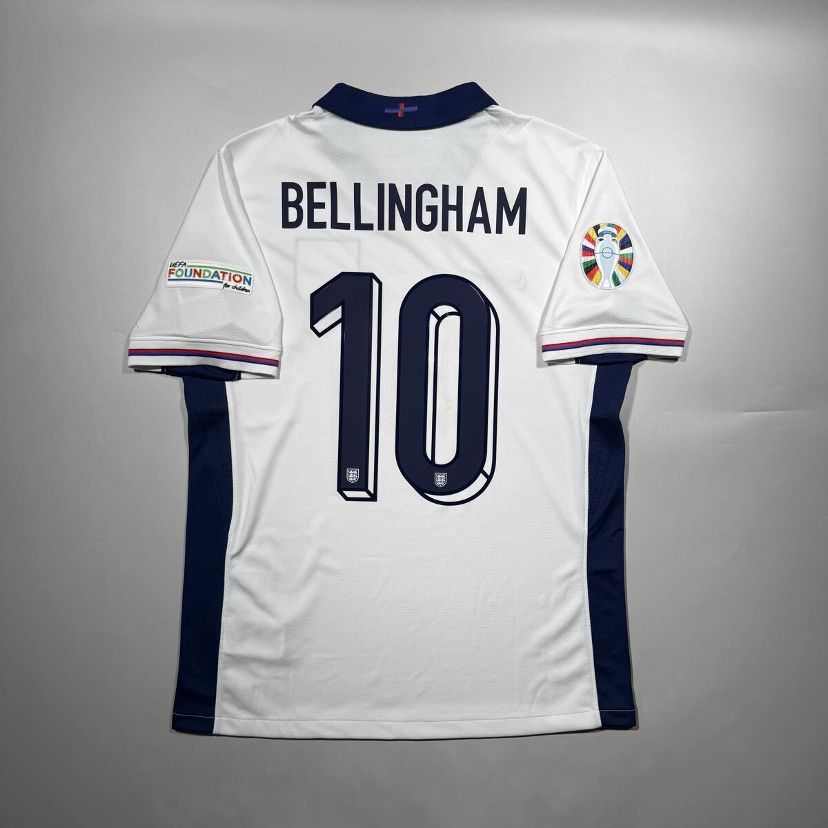 【0円オークション】#10 ベリンガム 2024 イングランド代表 ホーム スタジアム ユニフォーム Size M拍卖