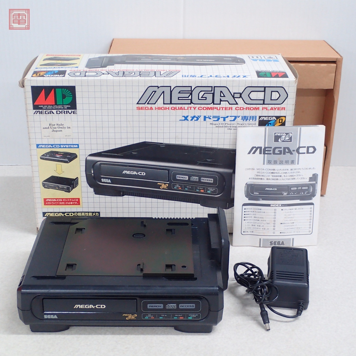1円〜 動作品 MD メガCD 本体 HAA-2910 MEGA-CD セガ SEGA 箱説付【20拍卖