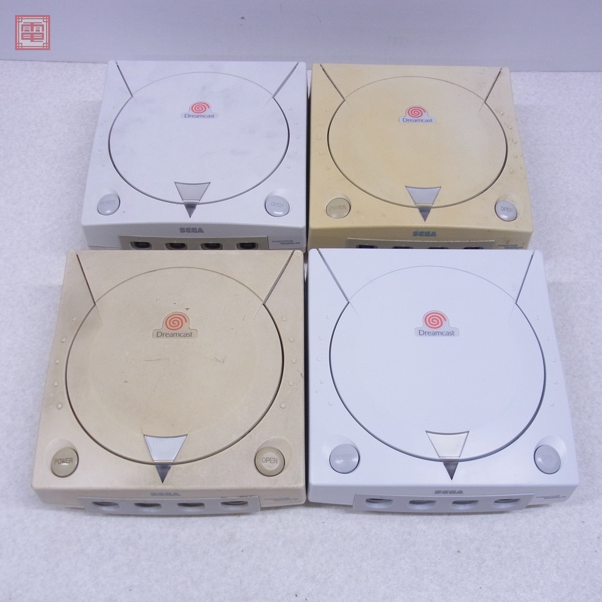 DC ドリームキャスト 本体のみ HKT-3000 まとめて 4台セット Dreamcast ドリキャス セガ SEGA ジャンク【20拍卖