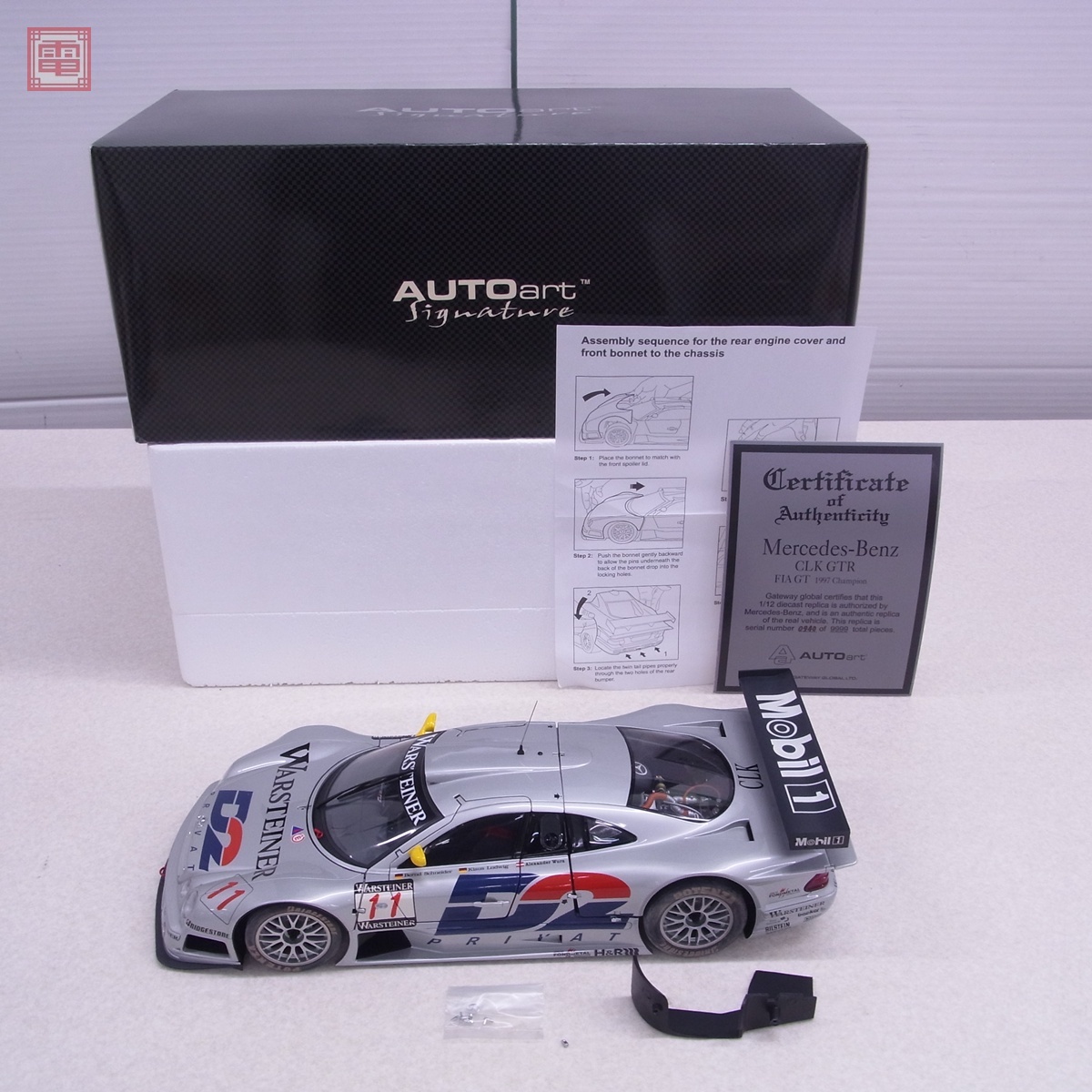 現状品 AUTO art Signature 1/12 Mercedes-Benz CLK GTR メルセデスベンツ オートアート【10拍卖