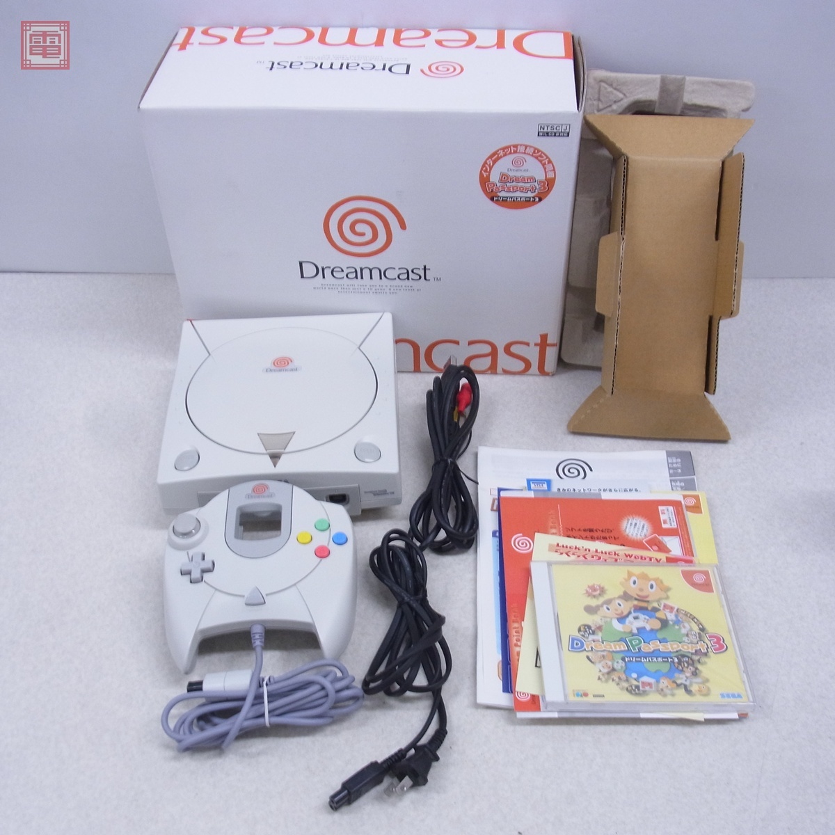 シリアル一致 DC ドリームキャスト 本体 HKT-3000 ドリキャス DreamCast セガ SEGA 箱説付 ジャンク【20拍卖