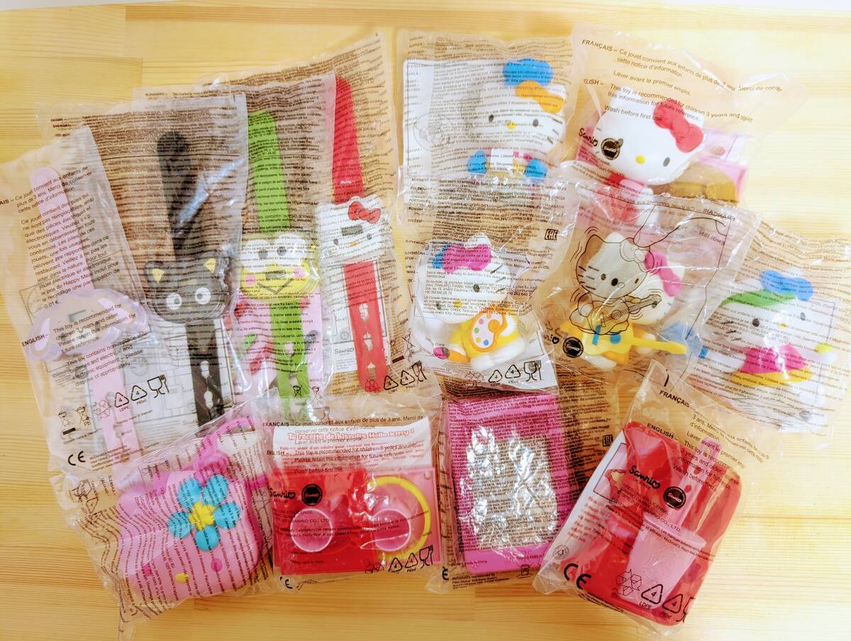 2013年 海外 マクドナルド ハッピーセット ハッピーミール キティ 13点セット 文房具・フィギア・腕時計拍卖