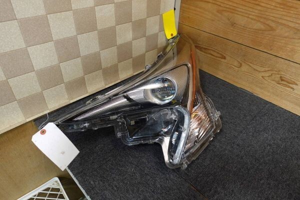 プリウス ZVW51 フロントバンパー 左フロントライト 割れ有 ジャンク品 73,000km拍卖