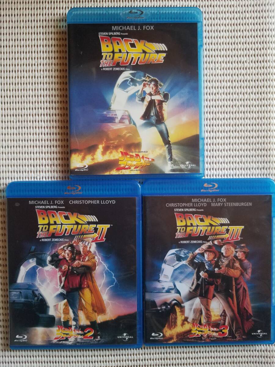 【中古BD Blu-ray ブルーレイディスク バック・トゥ・ザ・フューチャー Part1/Part2/Part3 マイケル・J・フォックス 3巻セット】拍卖