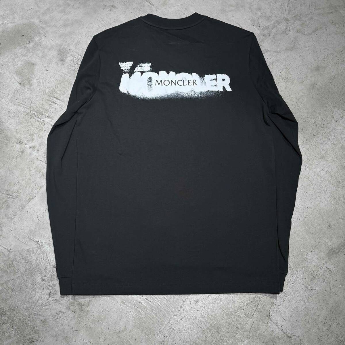 MONCLER COTTON LOGO L/S T-SHIRT SIZE-M K20918D00001 モンクレール コットン ロゴ 長袖Tシャツ拍卖