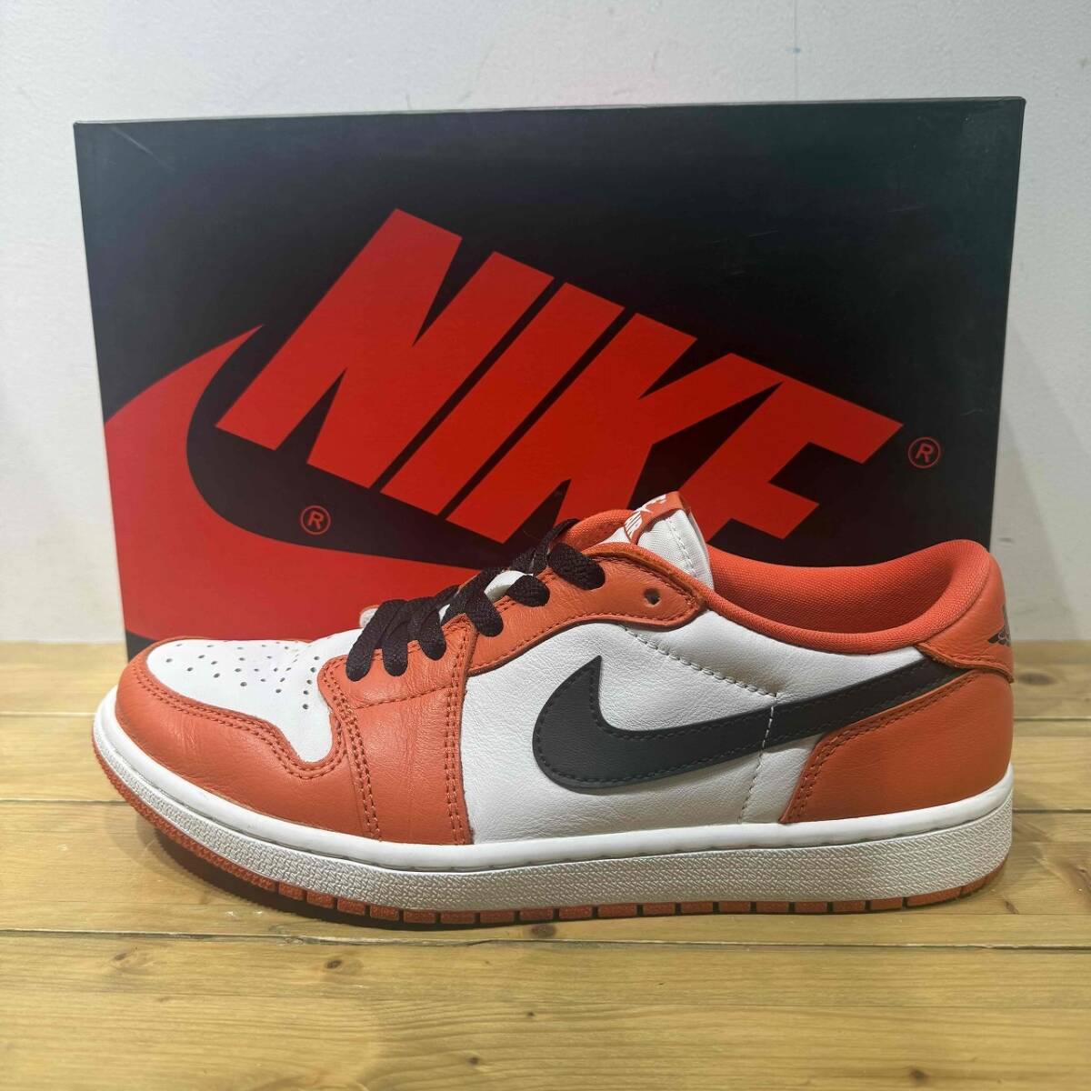 NIKE AIR JORDAN1 LOW STARFISH 27.0cm CZ0790-801 ナイキ エアジョーダン1ロースターフィッシュ拍卖