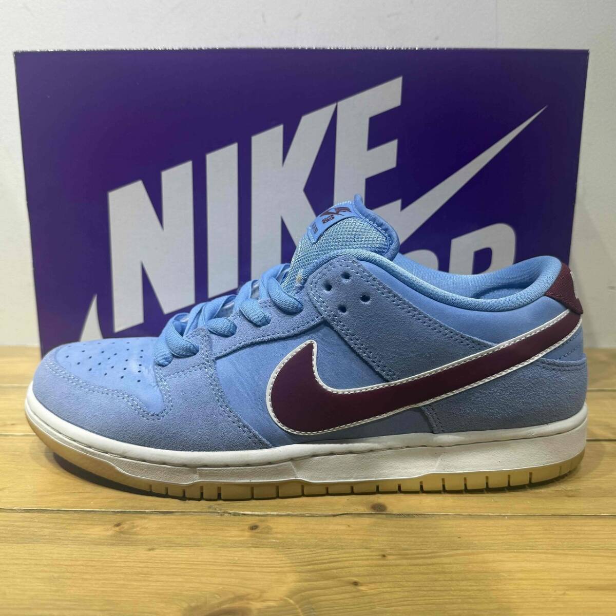 NIKE SB DUNK LOW PRO PHILADELPHIA PHILLIES VALOR BLUE/TEAM MAROON サイズ26.5cm DQ4040-400 ナイキ 拍卖