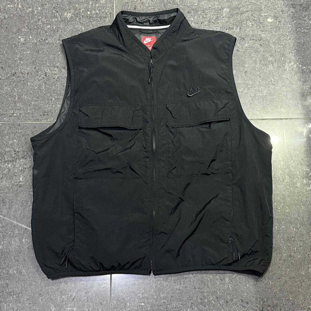 NIKE 24aw M TCH WVN VEST SIZE-XXL FZ0749-010 ナイキ ナイロンベスト拍卖