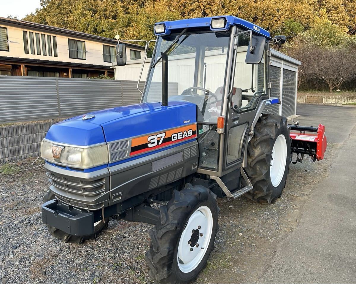 イセキトラクターGEAS 37★★ 37馬力★★ 4WD★★ 846アワー★★ニプロ ロータリー CX1805拍卖