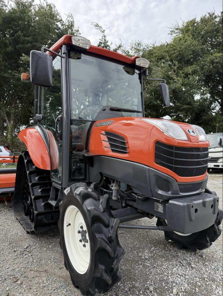 クボタ トラクター T265D ★★ 26馬力★★使用時間:499時間 ★★ 4WDパワクロ★★パワステ★★自動水平制御(モンロー)★★自動耕深制御拍卖