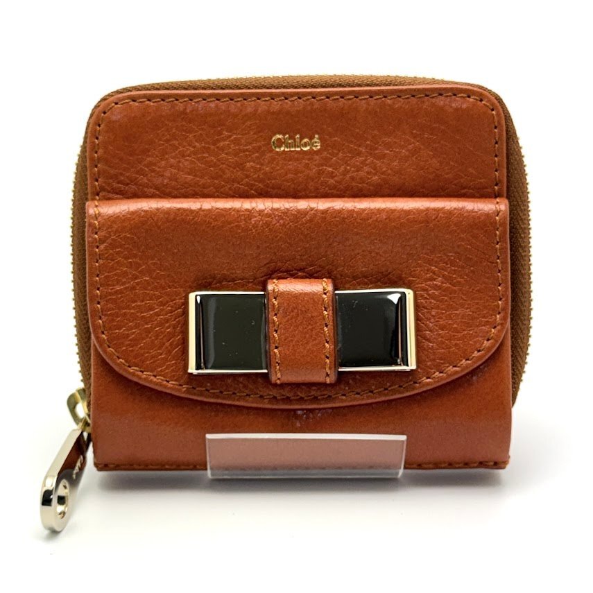 クロエ リリィ リボン 二つ折り財布 コンパクトウォレット 3P0503 Chloe拍卖