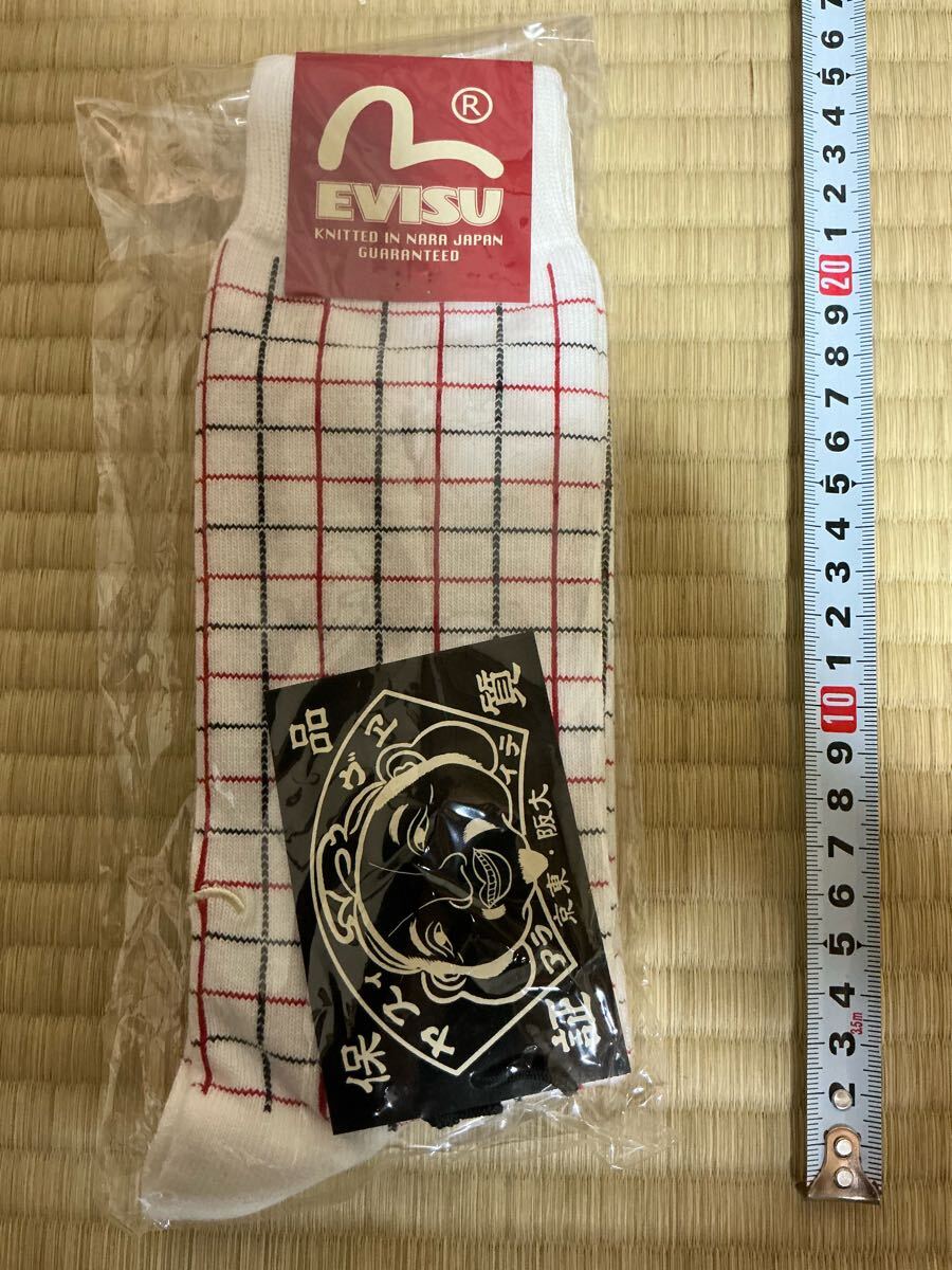 新品 25-27cm EVISU 靴下 ソックス エヴィス 拍卖