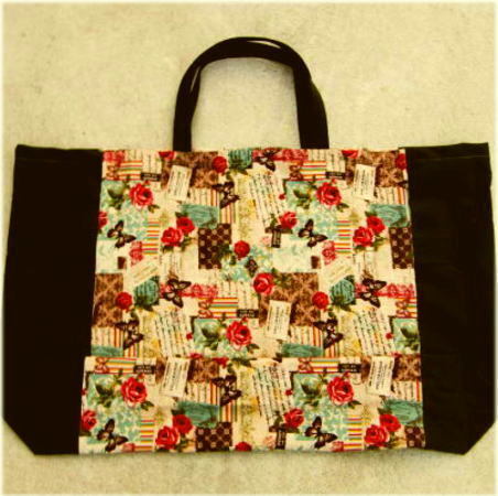 入学、入園!1900円アンティークレター布団バッグ 手作り小物拍卖