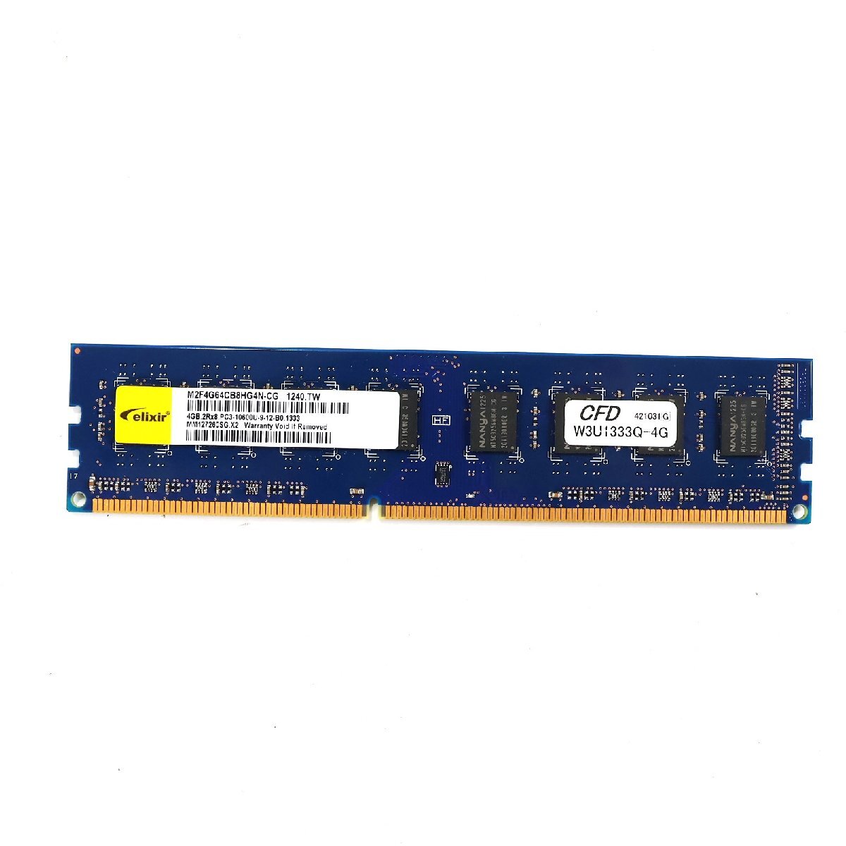 中古 elixir M2F4G64CB8HG4N-CG DDR3-1333 4GB デスクトップPC用メモリ拍卖