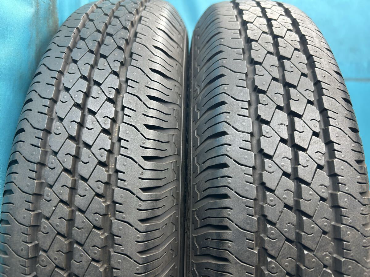 2022年製135/80R13バリ山!中古タイヤ2本セット YOKOHAMA ヨコハマ S-208 夏タイヤ拍卖