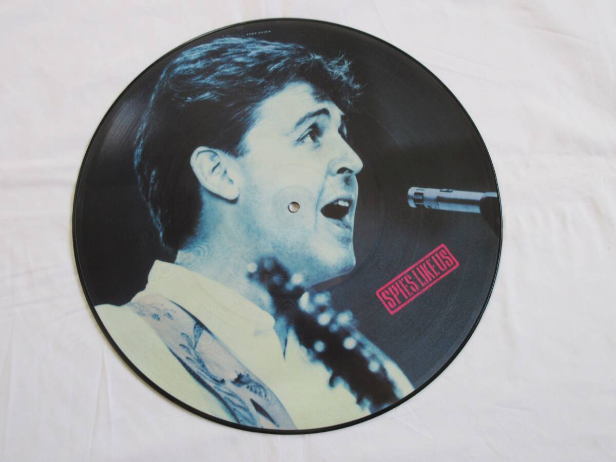 2511/12inch/Paul McCartney/ポール・マッカートニー/Spies Like Us/スパイズ・ライク・アス/シェイプド・ピクチャー盤拍卖