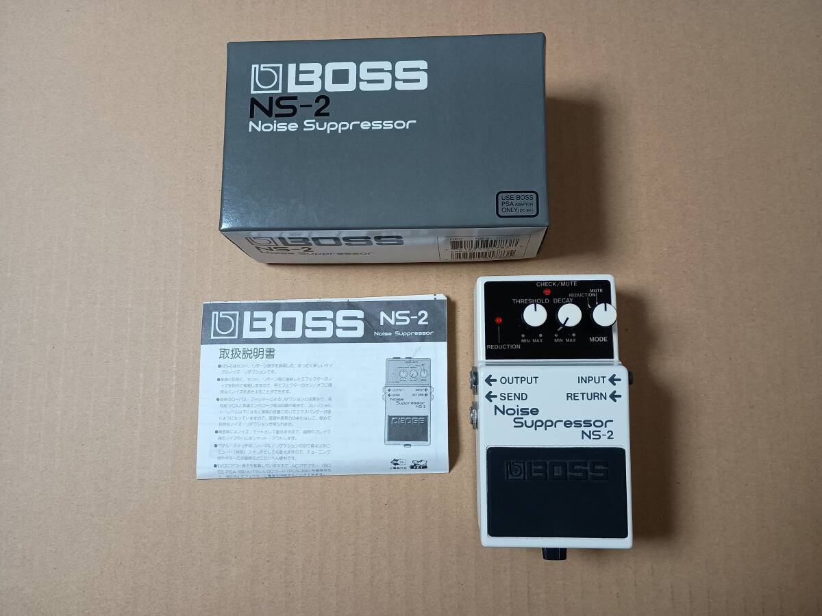 BOSS NS-2 ノイズサプレッサー Noise Suppressor エフェクター ボス 箱 取扱説明書付き拍卖