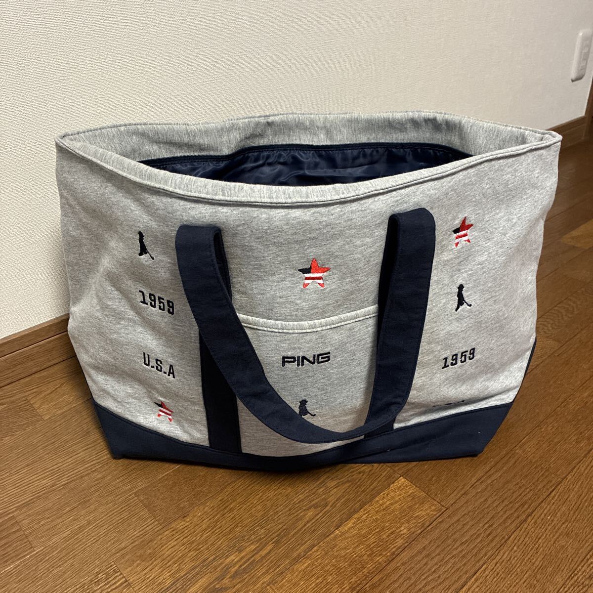 ピンPING MR.PING USA ゴルフトートバックグレー拍卖
