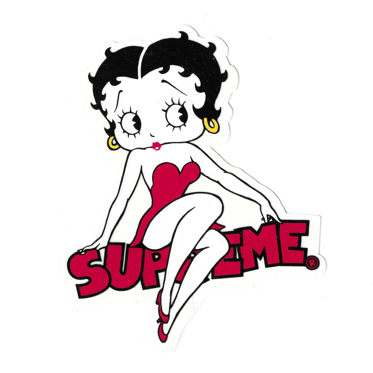 Supreme - Betty Boop Sticker シュプリーム - ベティー ブープ ステッカー 2016SS拍卖