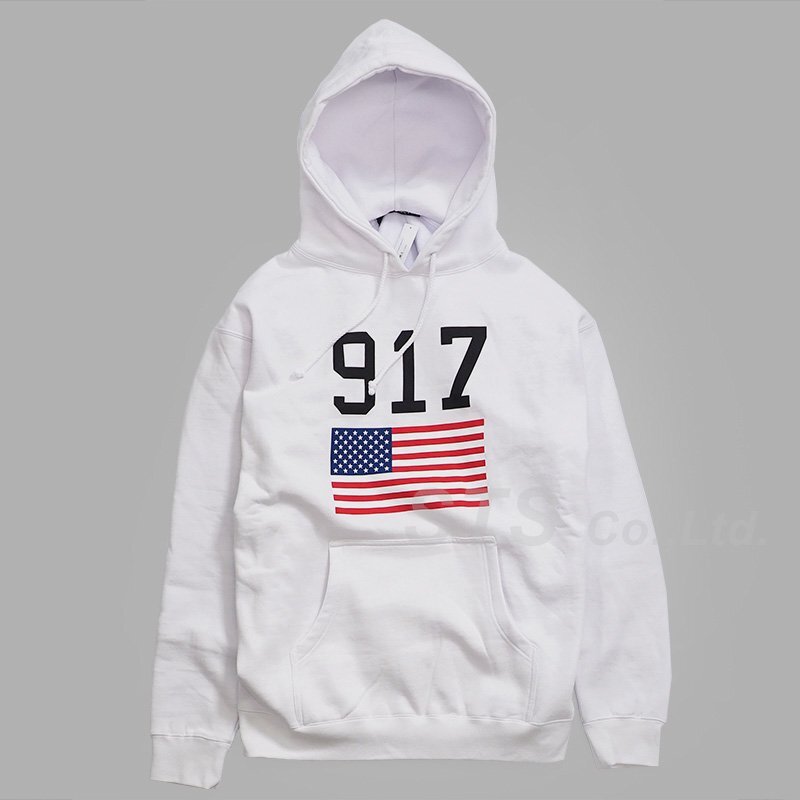 Nine One Seven - 917 USA Hooded Sweatshirt 白S ナイン ワン セブン - 917 USA フーデッド スウェットシャツ 2016FW 拍卖