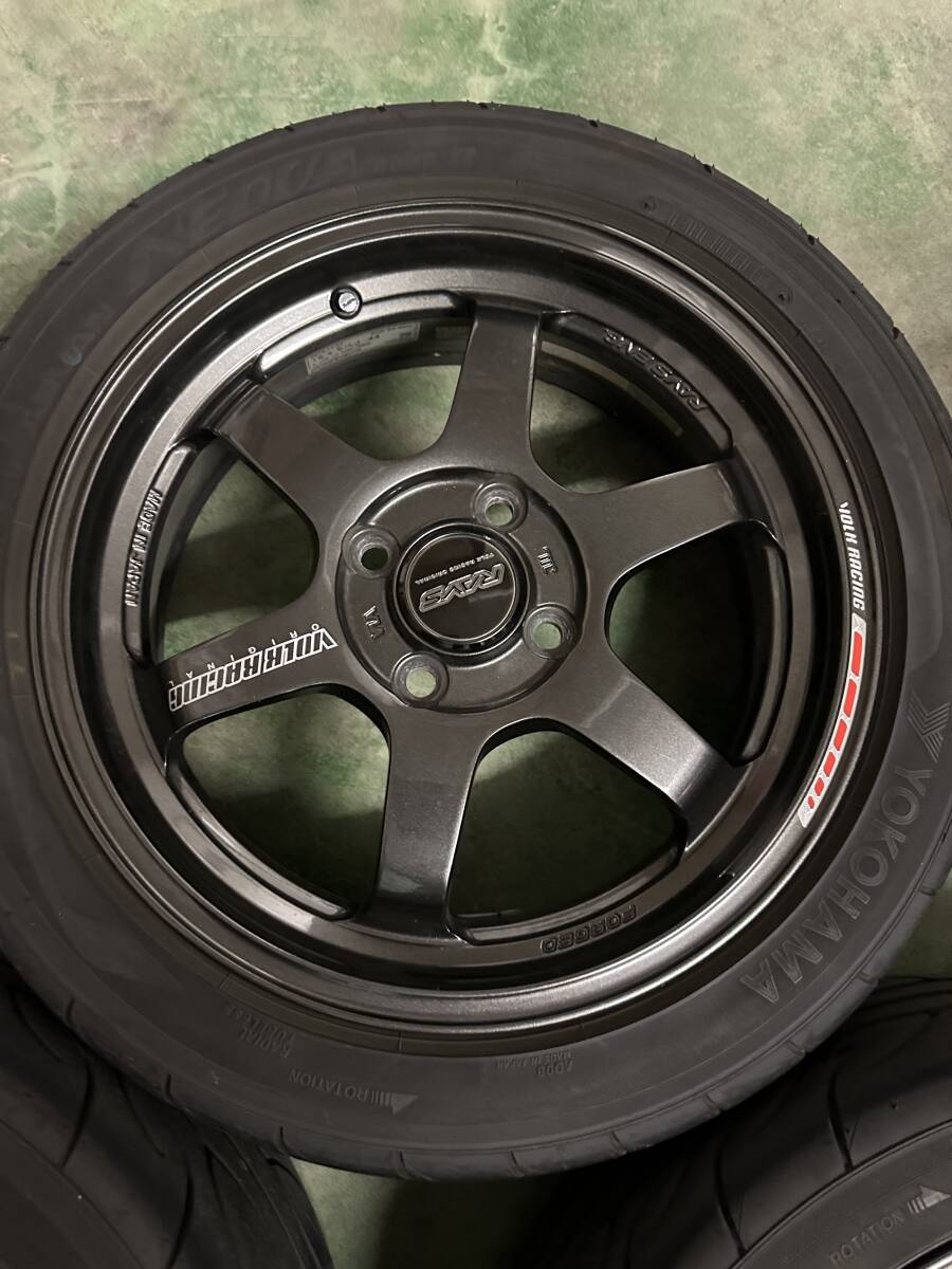 TE37 レイズ RAYS RE-DOT 15インチ 5.5J+44 2本 16インチ 6.5J+46 2本 限定品 165/55R15 195/45R16 ネオバ 鍛造 s660 ボルクレーシング拍卖