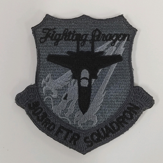 ワッペン 小松基地303飛行隊 胸用 ロービジグレー 裏面ベルクロ付拍卖