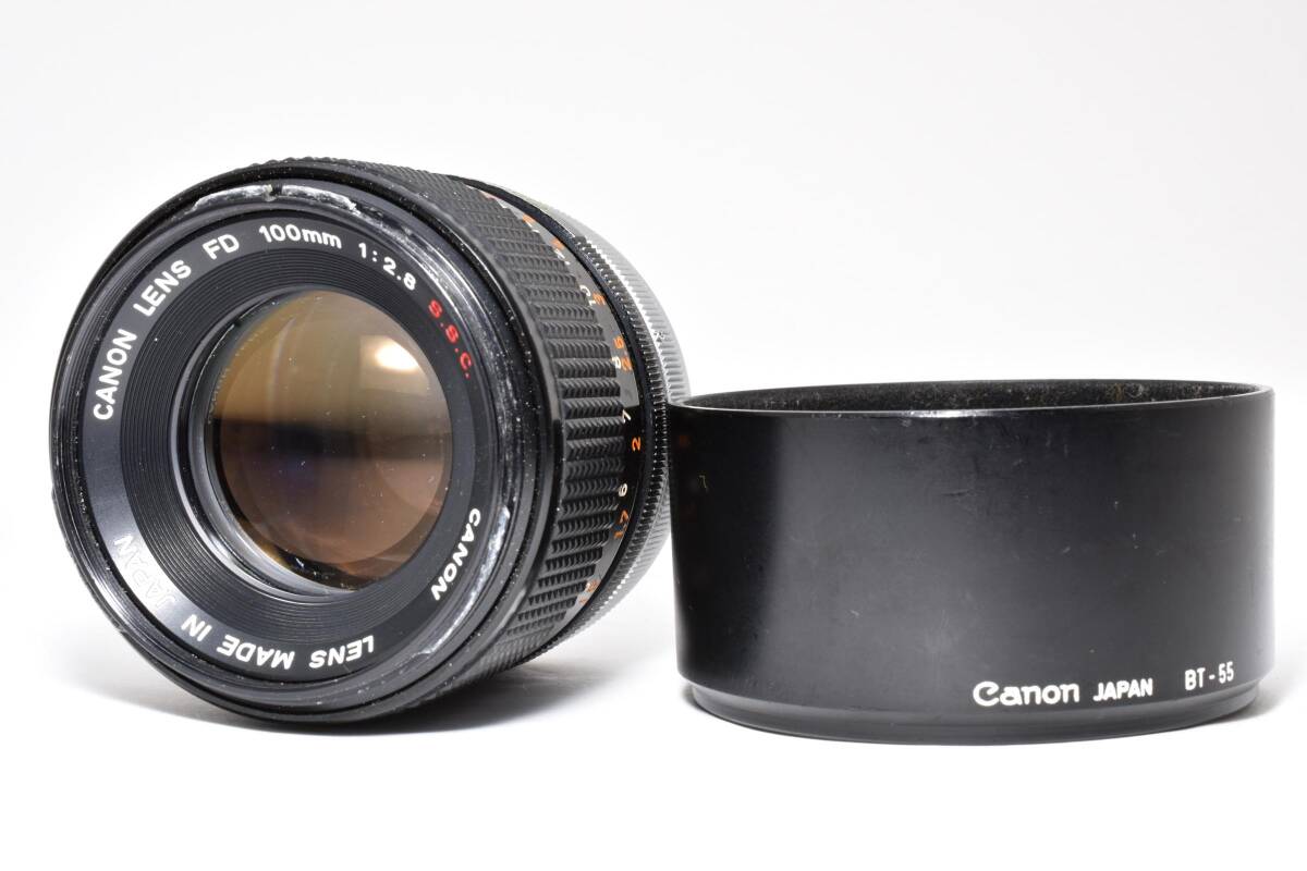 【良品】キャノン Canon New FD 100mm F2.8 マニュアルレンズ【動作確認済み】#2656675拍卖