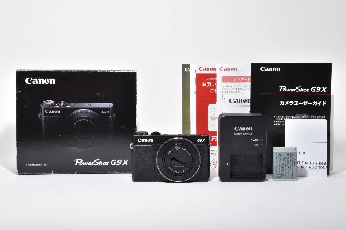 【並品】 Canon キャノン PowerShot パワーショット G9X コンパクトデジタルカメラ【元箱付き】 【動作確認済み】 #2662303拍卖