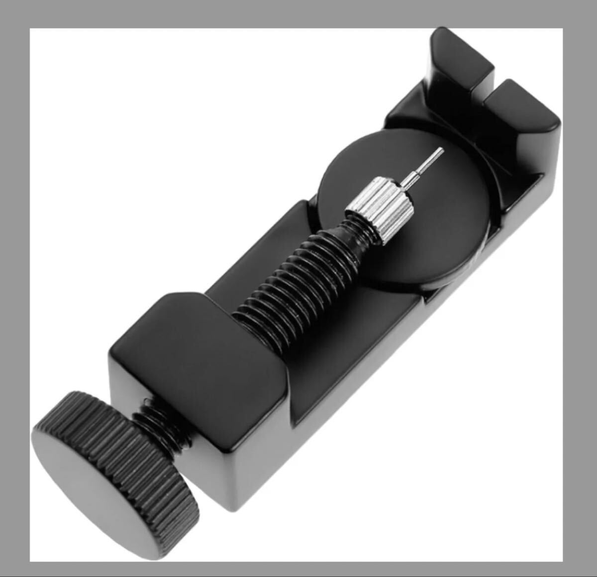 金属調整可能な時計バンドストラッププレスレットリンク ウォッチバンドストラップリンクピンリムーバー修理ツールキット 黒拍卖